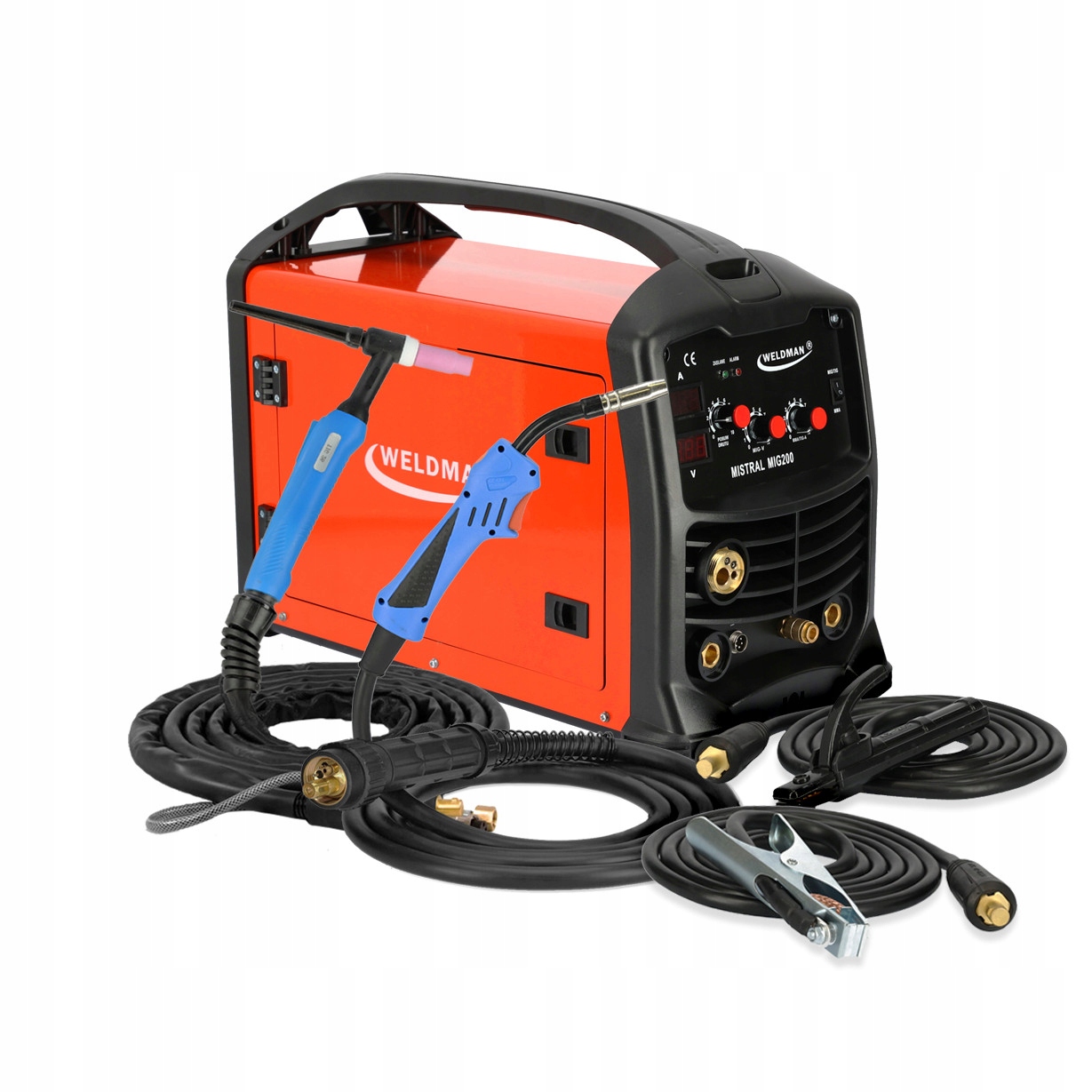 Spawarka Migomat Mig Tig Mma Flux 200 A Weldman
