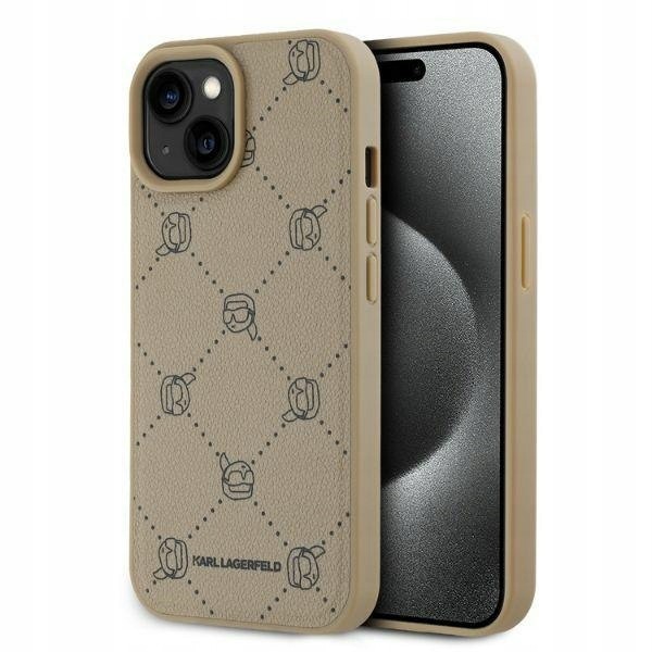 Karl Lagerfeld KLHMP15SPGKHPHE iPhone 15 6.1" beżowy/beige Magsafe Kar