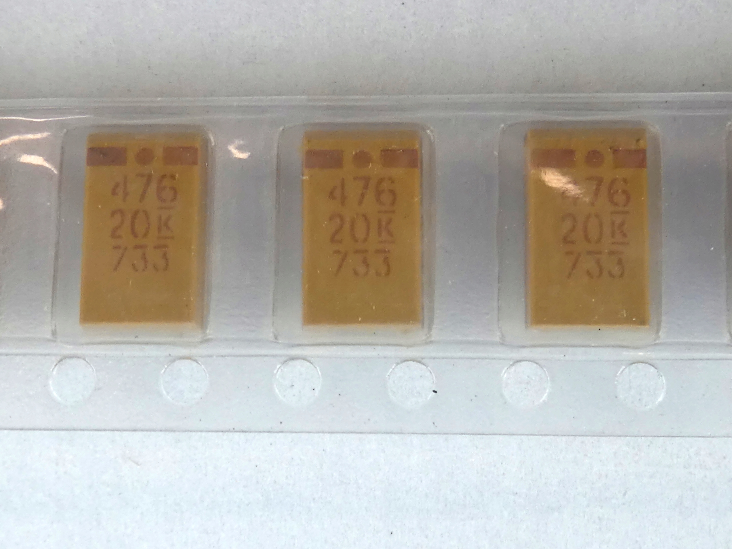 

Tantalowy Smd 47uF 20% 20V DC 10szt