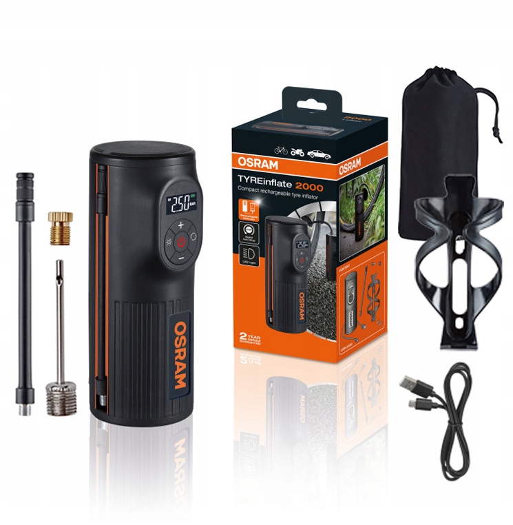 OSRAM АКУМУЛЯТОРНИЙ АВТОМОБІЛЬНИЙ КОМПРЕСОР OTIR2000