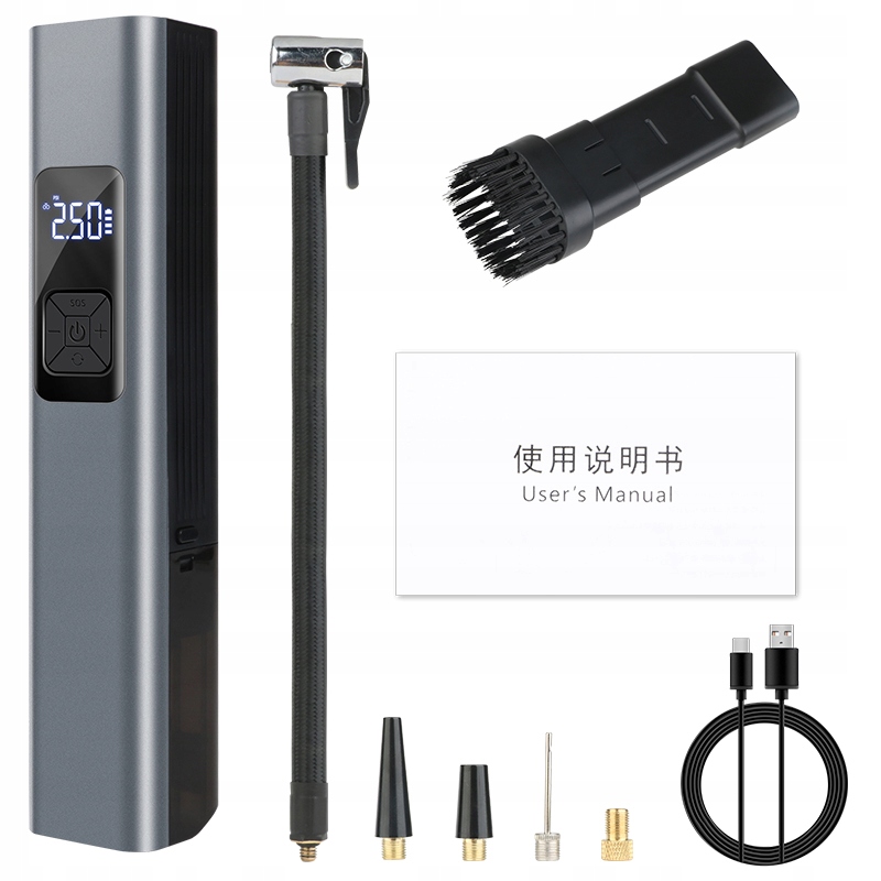 Jansite 4 в 1 электрический насос портативный и