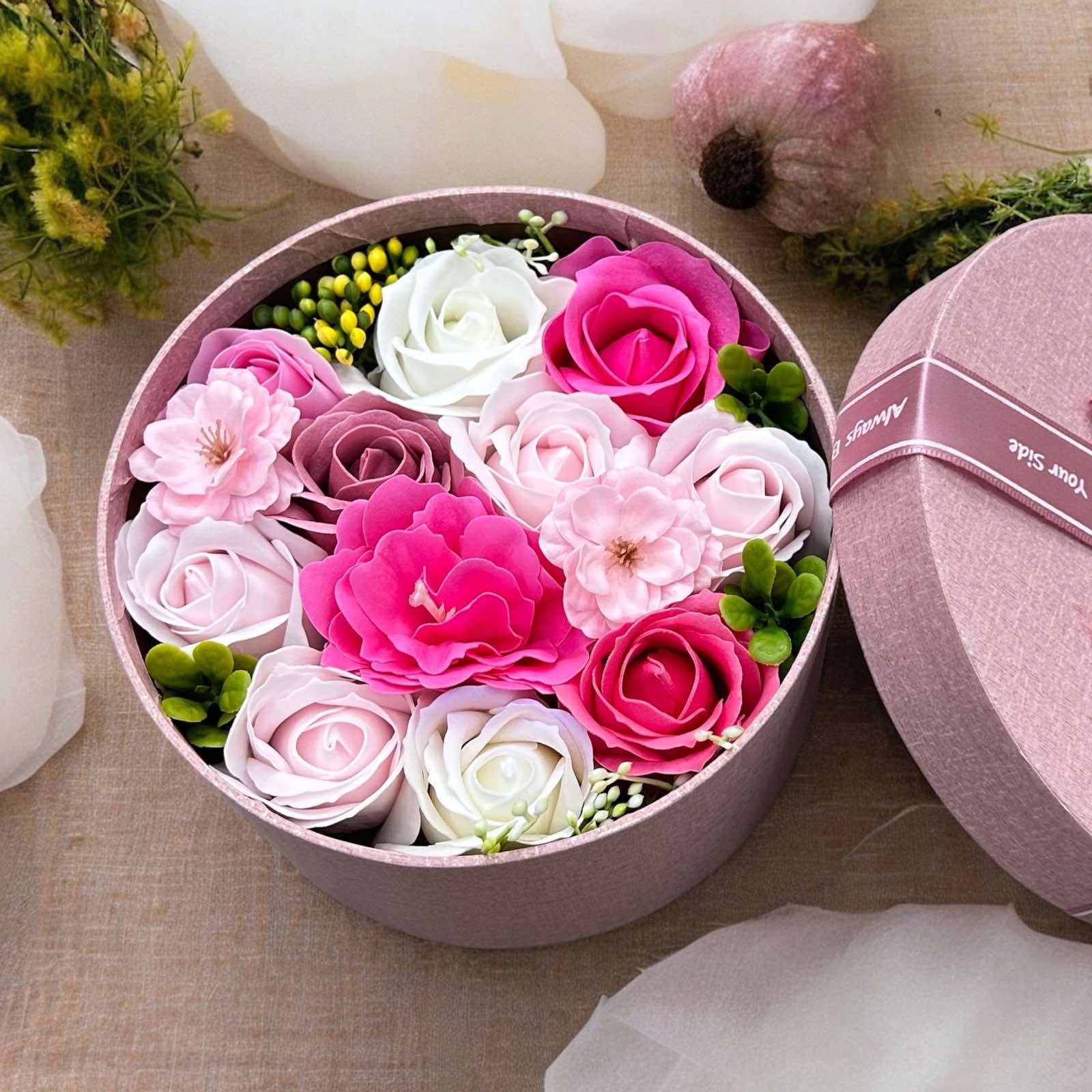 Flower Box Pudełko Kwiaty Mydlane Róże Dzień Matki Kod producenta MK12