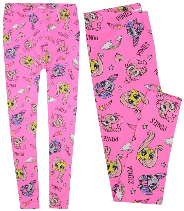 

Pony Kucyki Mlp Getry Legginsy Róż Neon 134 R011H