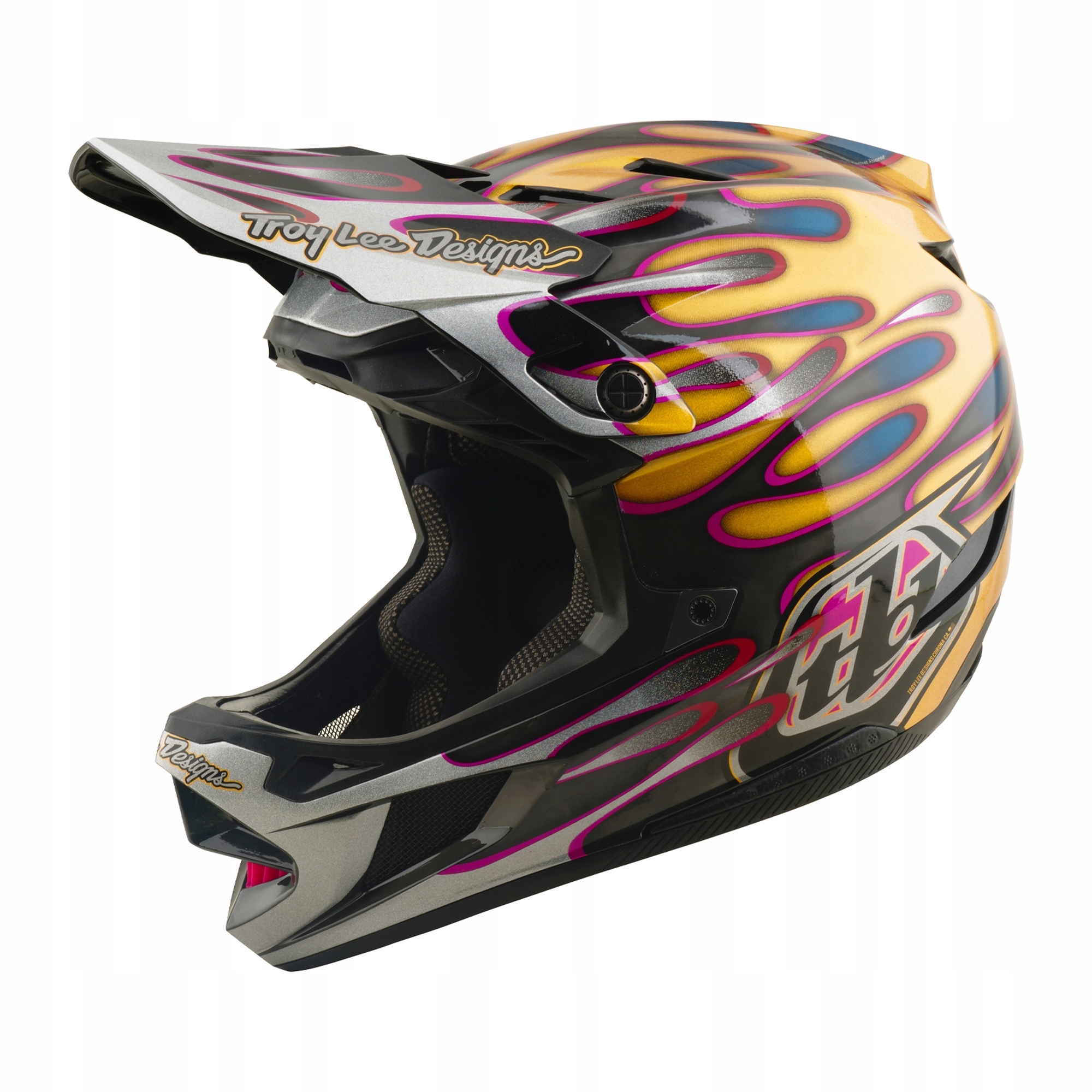 Troy Lee Designs Tld Helma D4 Carbon Mips Overspray Gold Black (13903000)