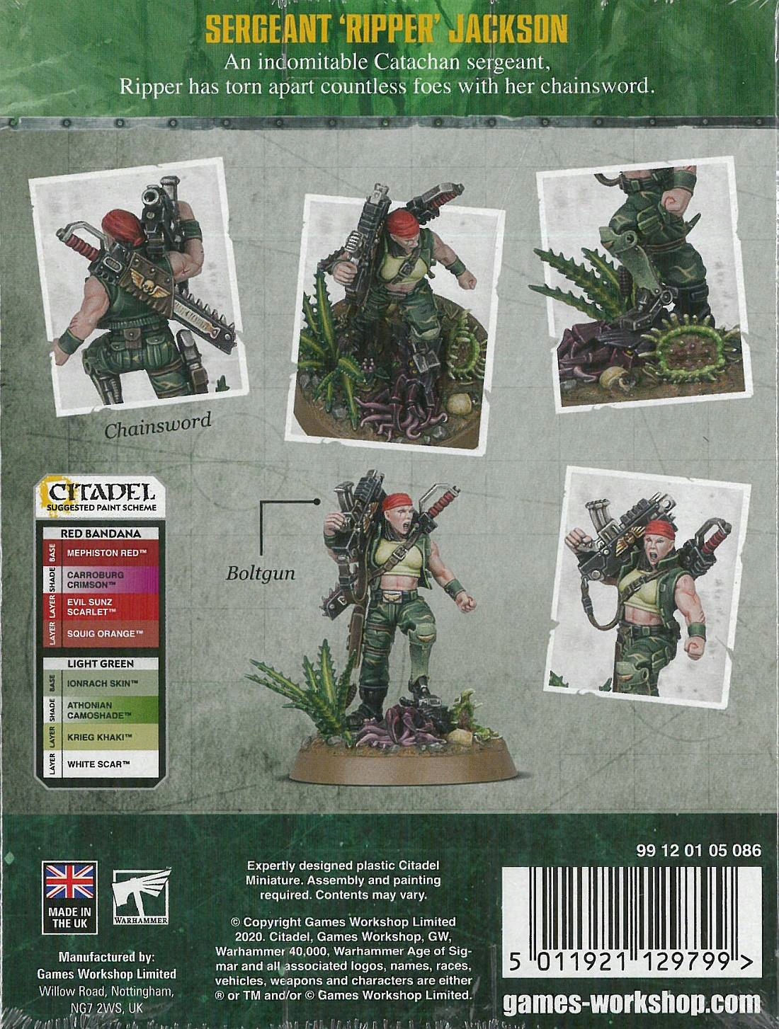 Astra Militarum Sergeant Ripper Jackson Store Ann. System Warhammer 40000