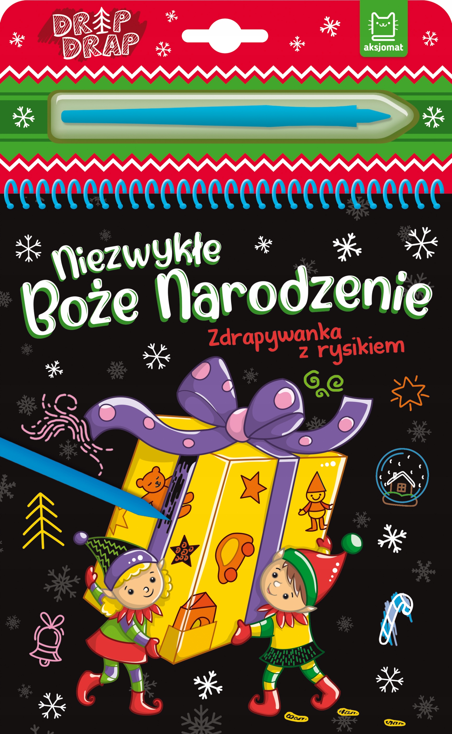 Boże Narodzenie. Zdrapywanka z rysikiem