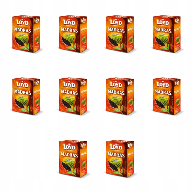 Loyd Madras Čaj černý listový lámaný 100 g X10