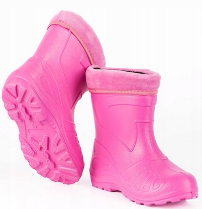 KALOSZE dziecięce EVA OCIEPLANE r. 23 Różowe Kolmax