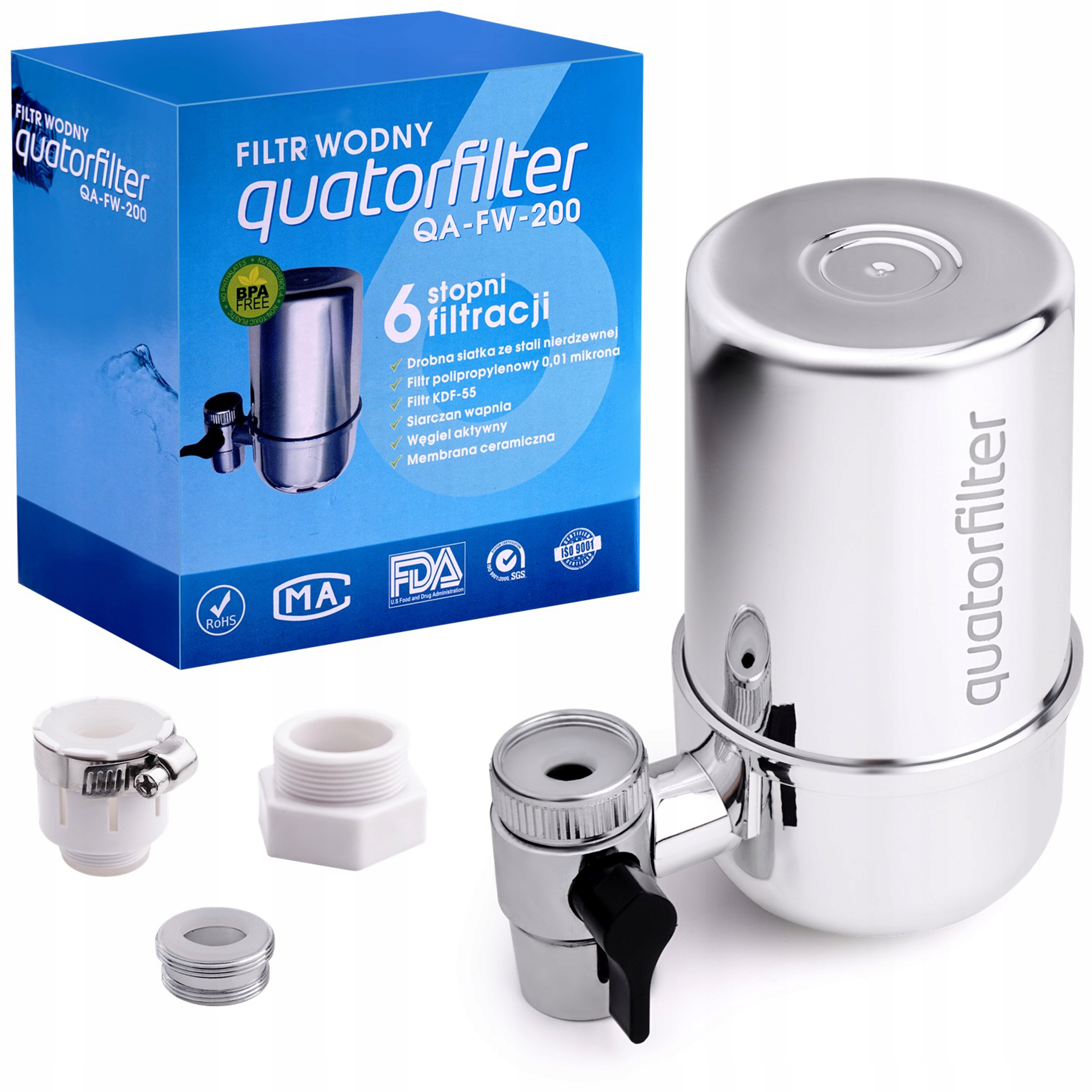 

Filtr Wody Nakranowy Quatorfilter QA-FW-200 Kdf
