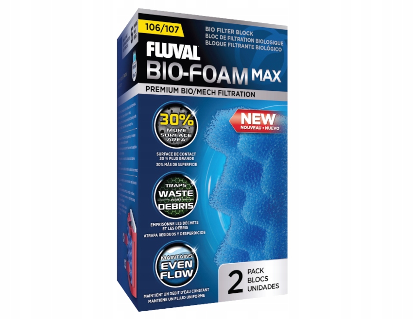 

Fluval Bio-foam Max Wkład Do Filtra Fluval 106/107