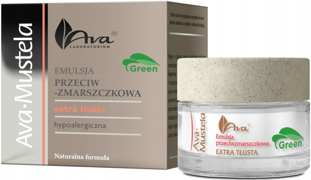 AVA MUSTELA Emulsja Przeciwzmarszczkowa Tłusta