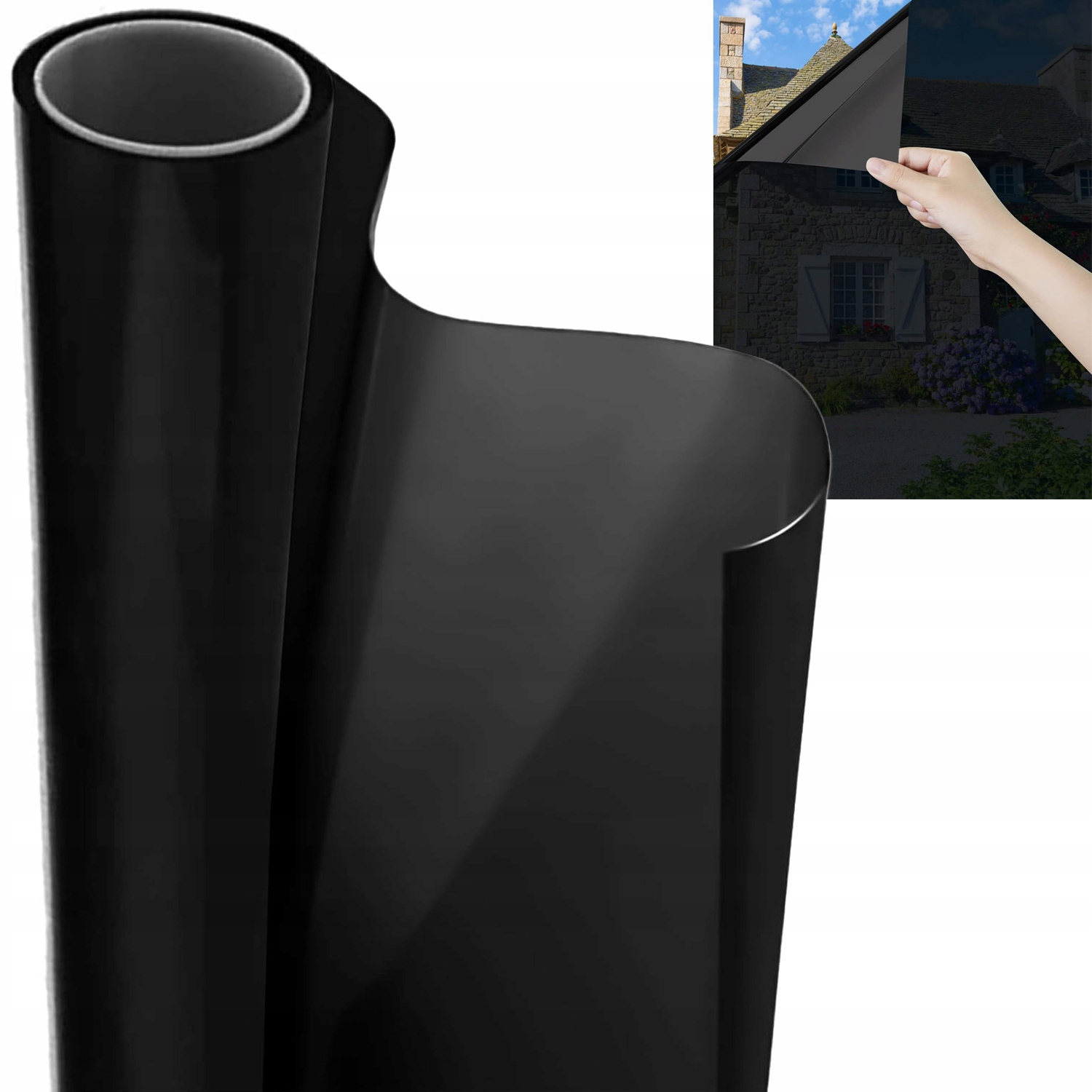 FOLIA OKIENNA PRZECIWSŁONECZNA LUSTRO WENECKIE ZEWNĘTRZNE 90x200cm