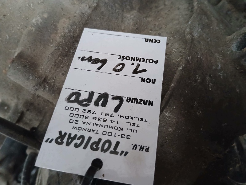 gearbox BIEGWO VW LUPO 1.0B 90DNI GWARANCJI