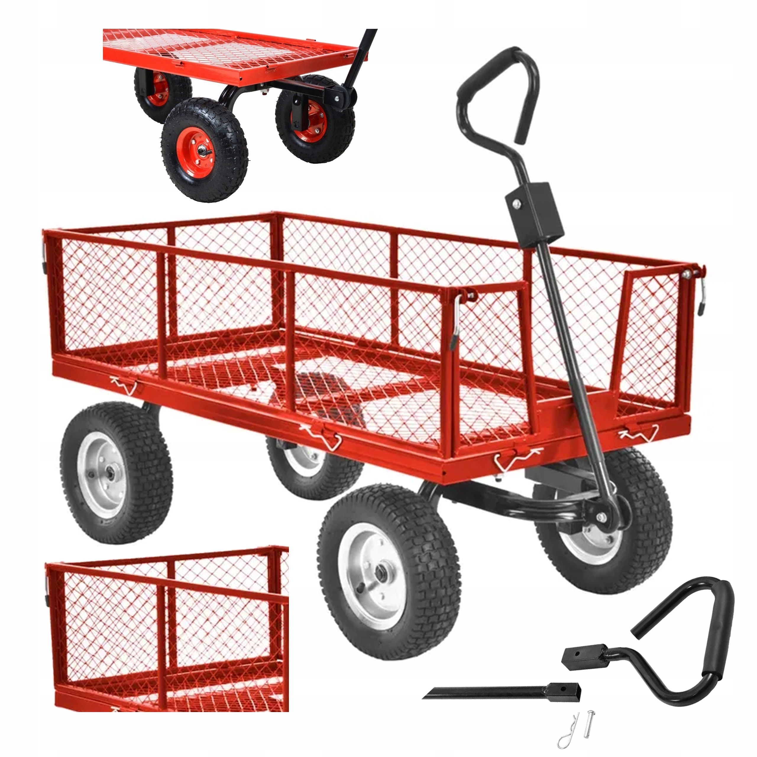 Wózek Ogrodowy Hecht 53350 118X57X32 CM, Max. Obciążenie Do 350KG