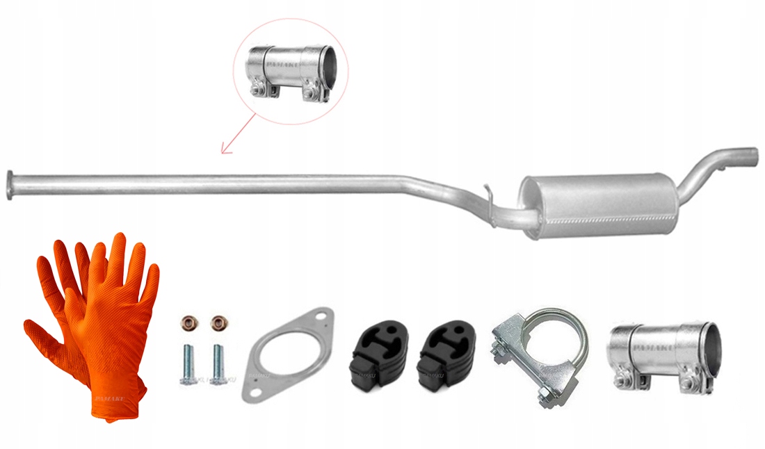 Volvo S40 II 1.6 Td 16V 81 kW (od roku 2004) Sedan Tlumič