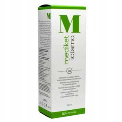 Mediket Ictamo Szampon przeciwłojotokowy i przeciwłupieżowy 180 ml