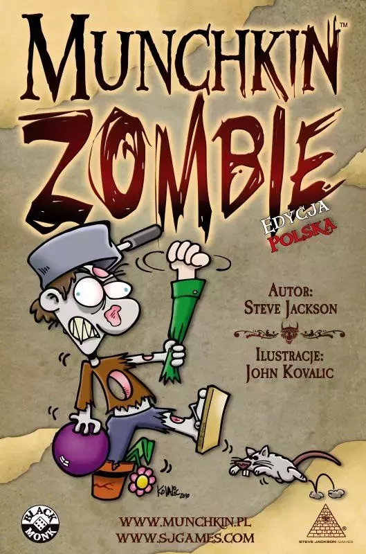 Munchkin Zombie Gra Karta Towarzyska Imprezowa Dla Dzieci I Dorosłych Art