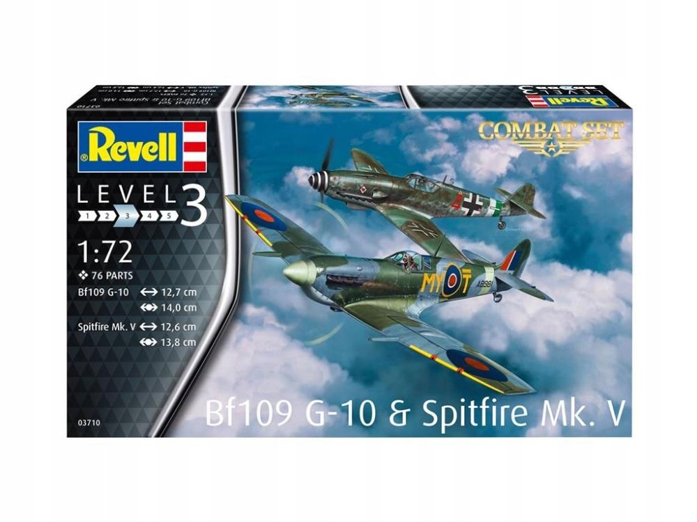 Letadlo 1:72 Me BF-109G-10 & Spitfire Mk. V