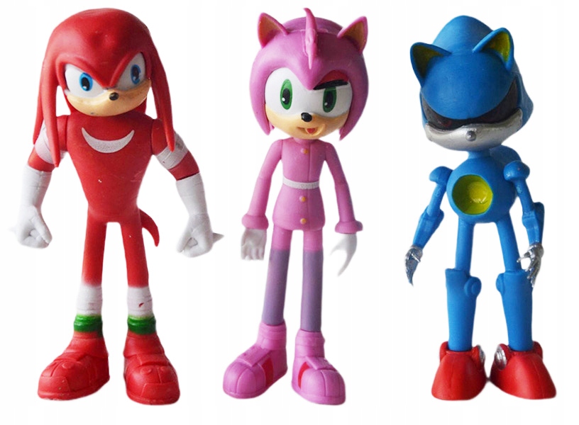 SONIC TEAM THE HEDGEHOG DUŻE FIGURKI ZESTAW 6 SZT EAN (GTIN) 6915682024906