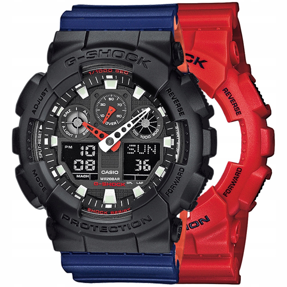 Hodinky Casio G-Shock Set GA-100B-4AER Luneta 10358741 Řemínek 10527467 20