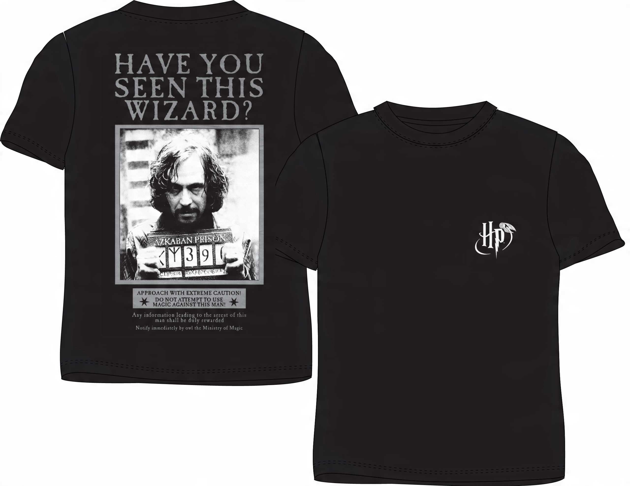 

T-Shirt Koszulka Bluzka Harry Potter 158 Czarna