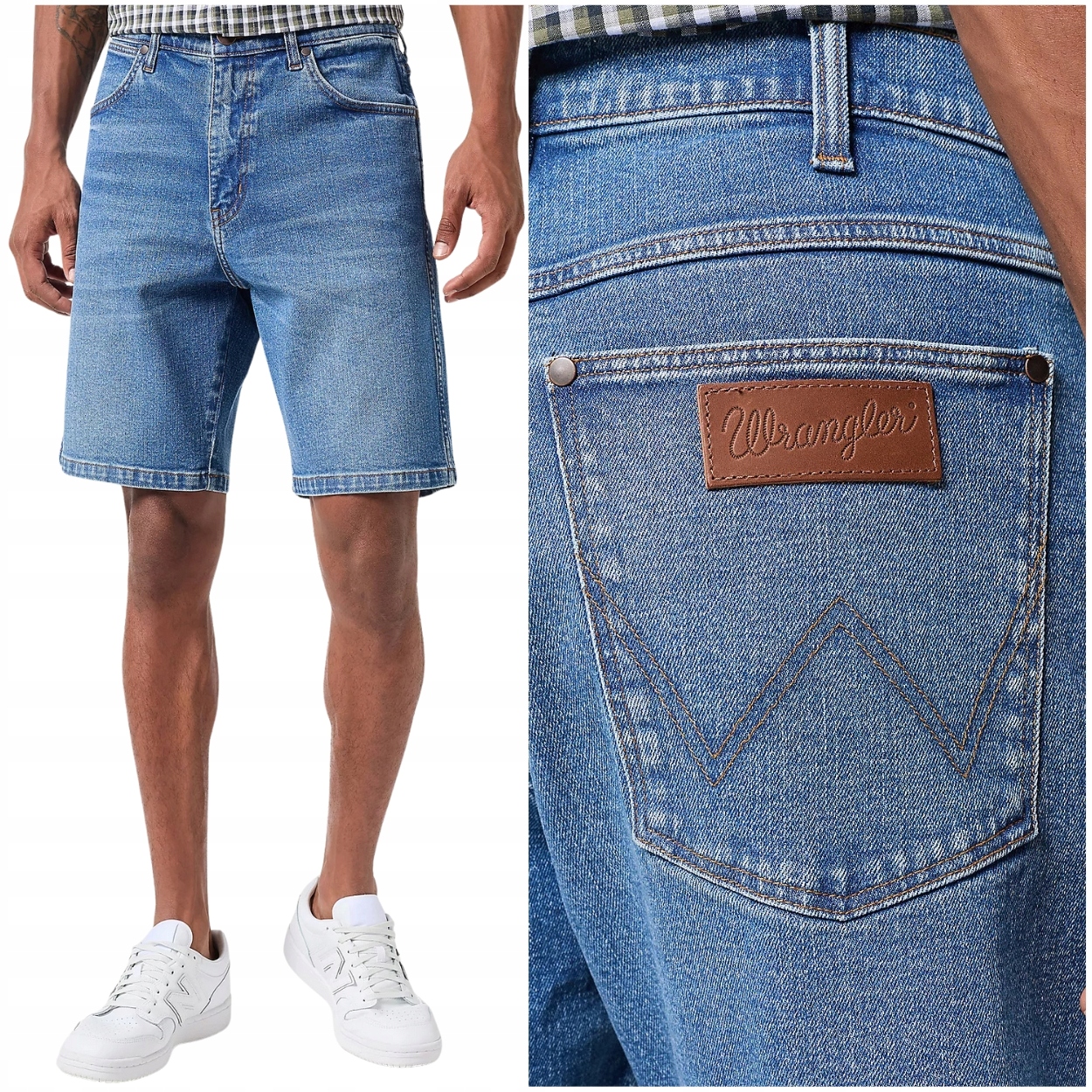 Wrangler Frontier Short Guardian volné krátké kraťasy džínové šortky W30