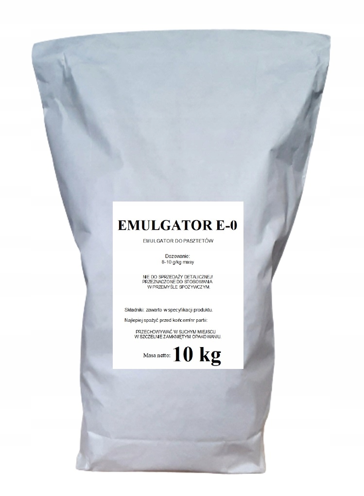 EMULGATOR E-0 DO PASZTETÓW, PASZTETOWYCH, PARÓWEK