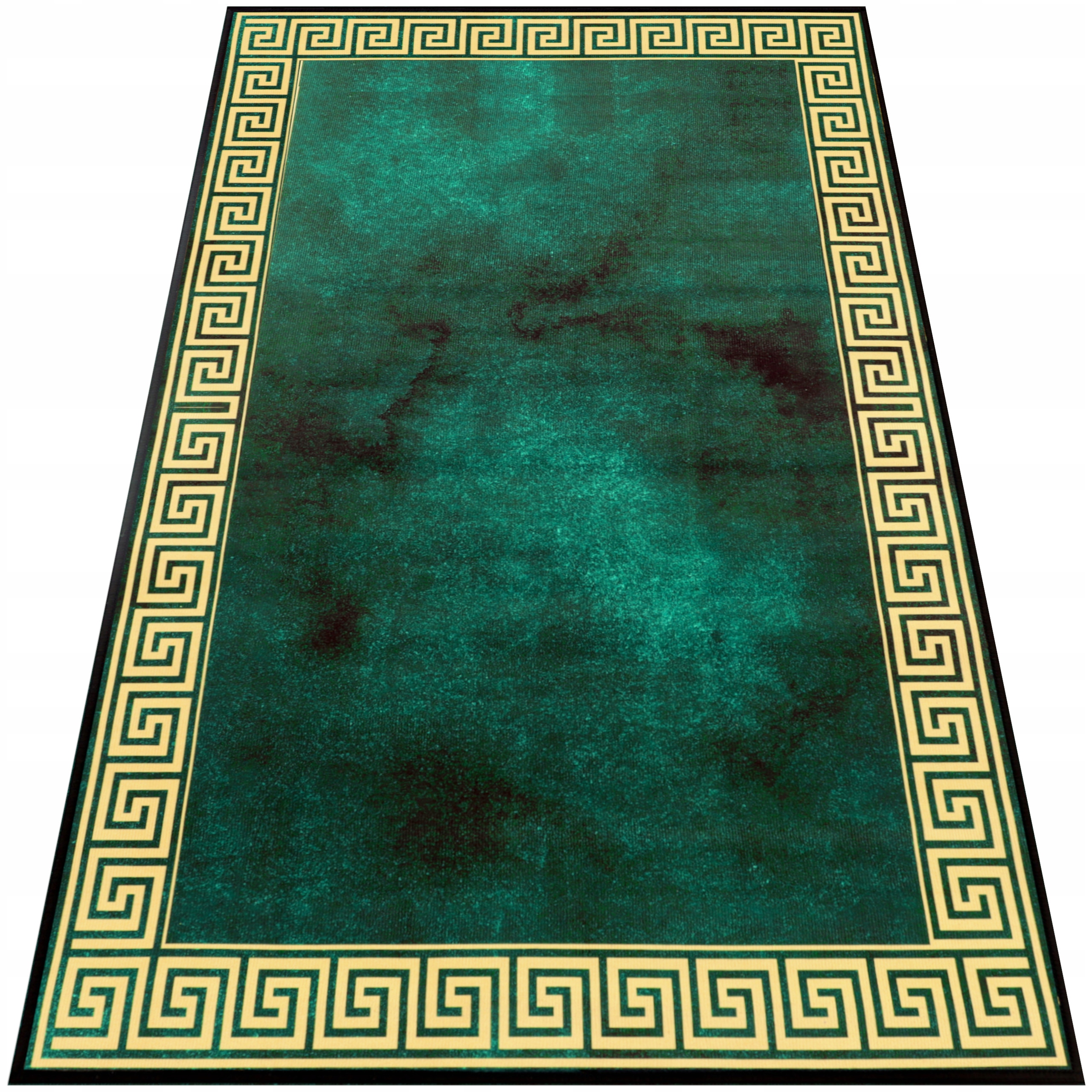 Koberec Do Obývacího Pokoje 160x230 Moderní Zelený Módní Žlutý Velký Lze Prát