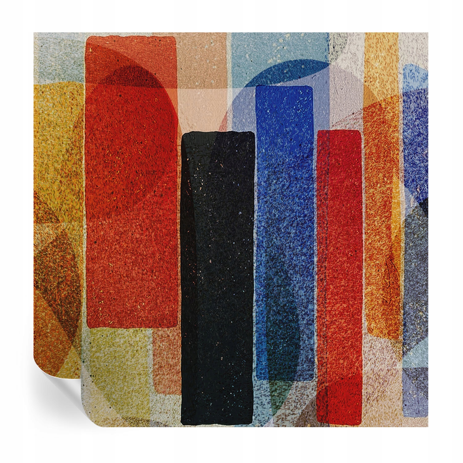 Matná Samolepicí fototapeta na zeď Geometrické tvary 250 x 250 cm