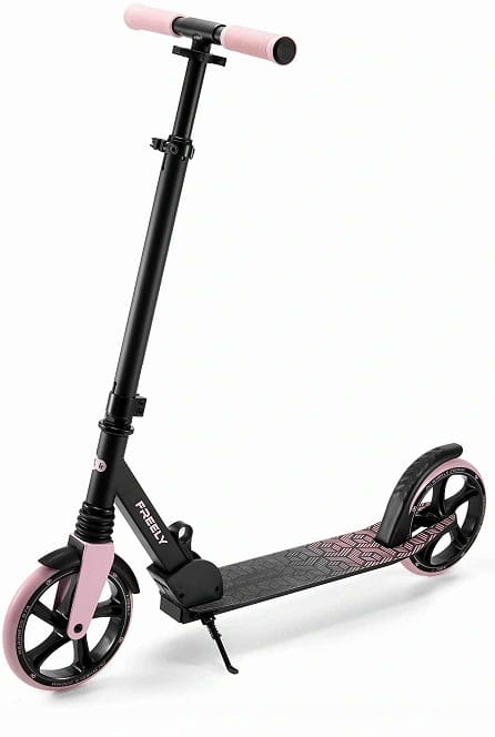 Kinderkraft Freely Uniwersalna Składana Hulajnoga Ze Stopką Dla Dzieci Pink