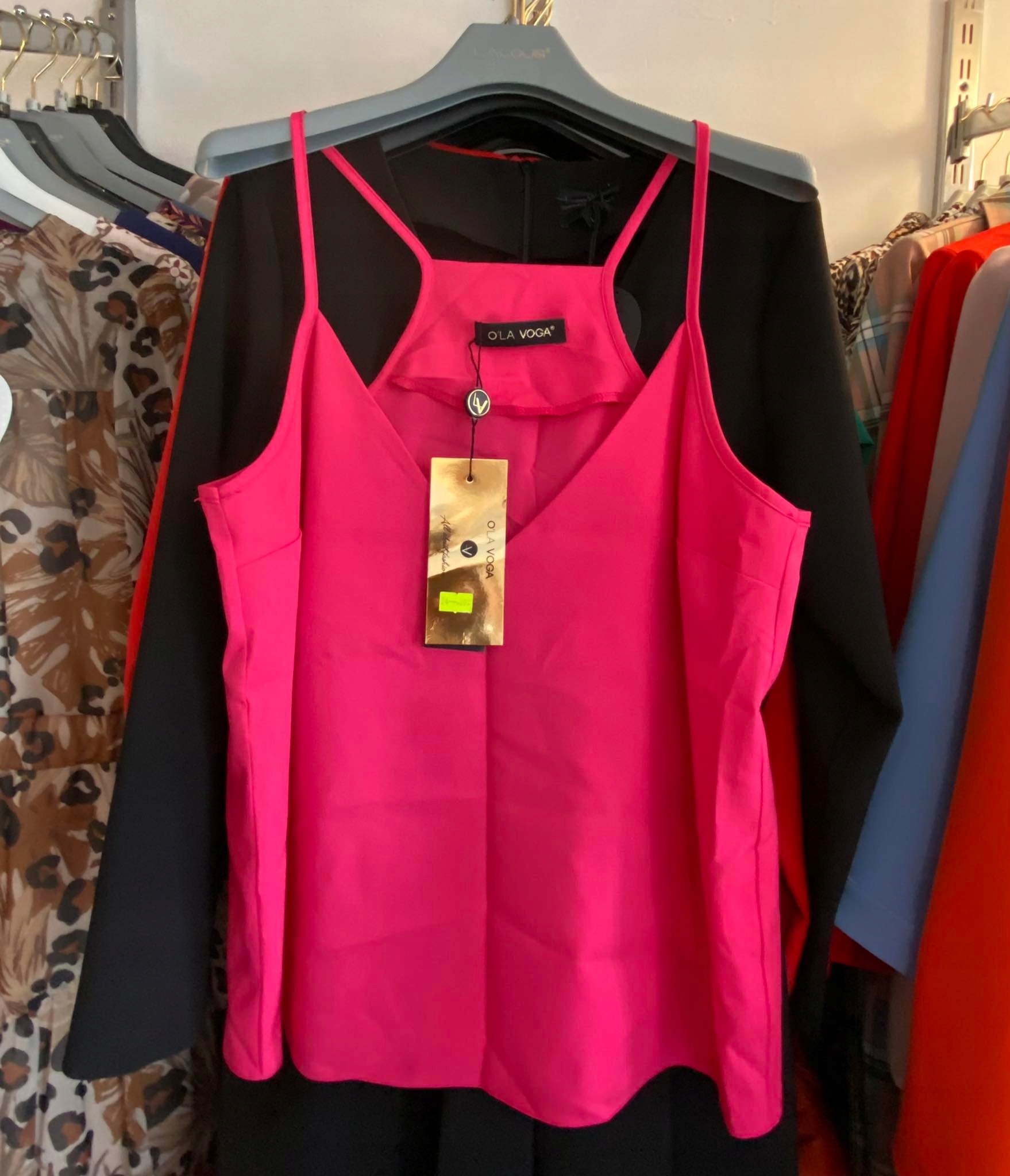 Mikina O'la Voga Fuchsiová barva vel Univerzální