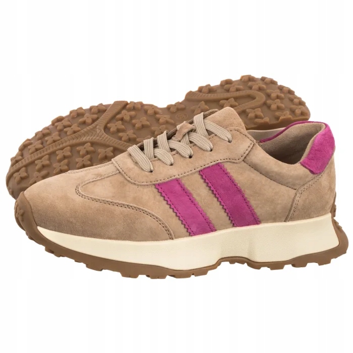 Dámské boty Boty Tenisky Venezia Béžové Kožené V408-00398-02BEI