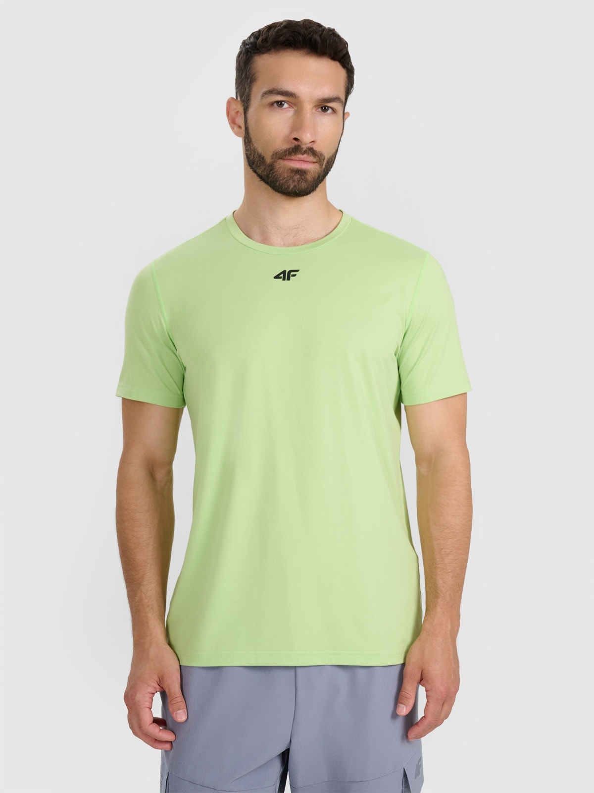 T-shirt Treningowy Męski 4F Szybkoschnący Multiactive TFTSM1522 AW25 3XL