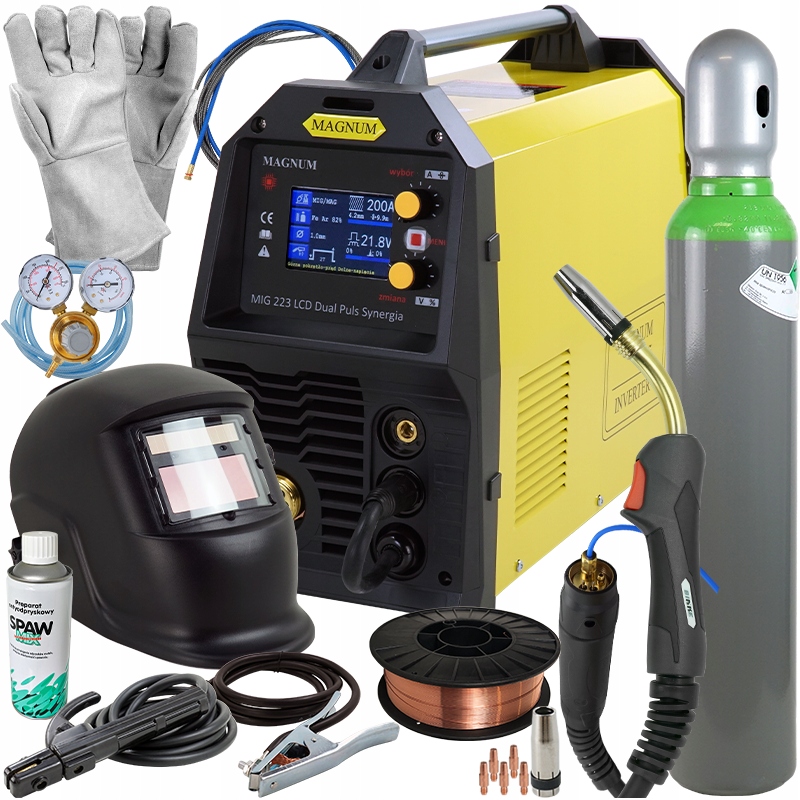 Зварювальний апарат Migomat Magnum mig 223 Dual Puls Kit