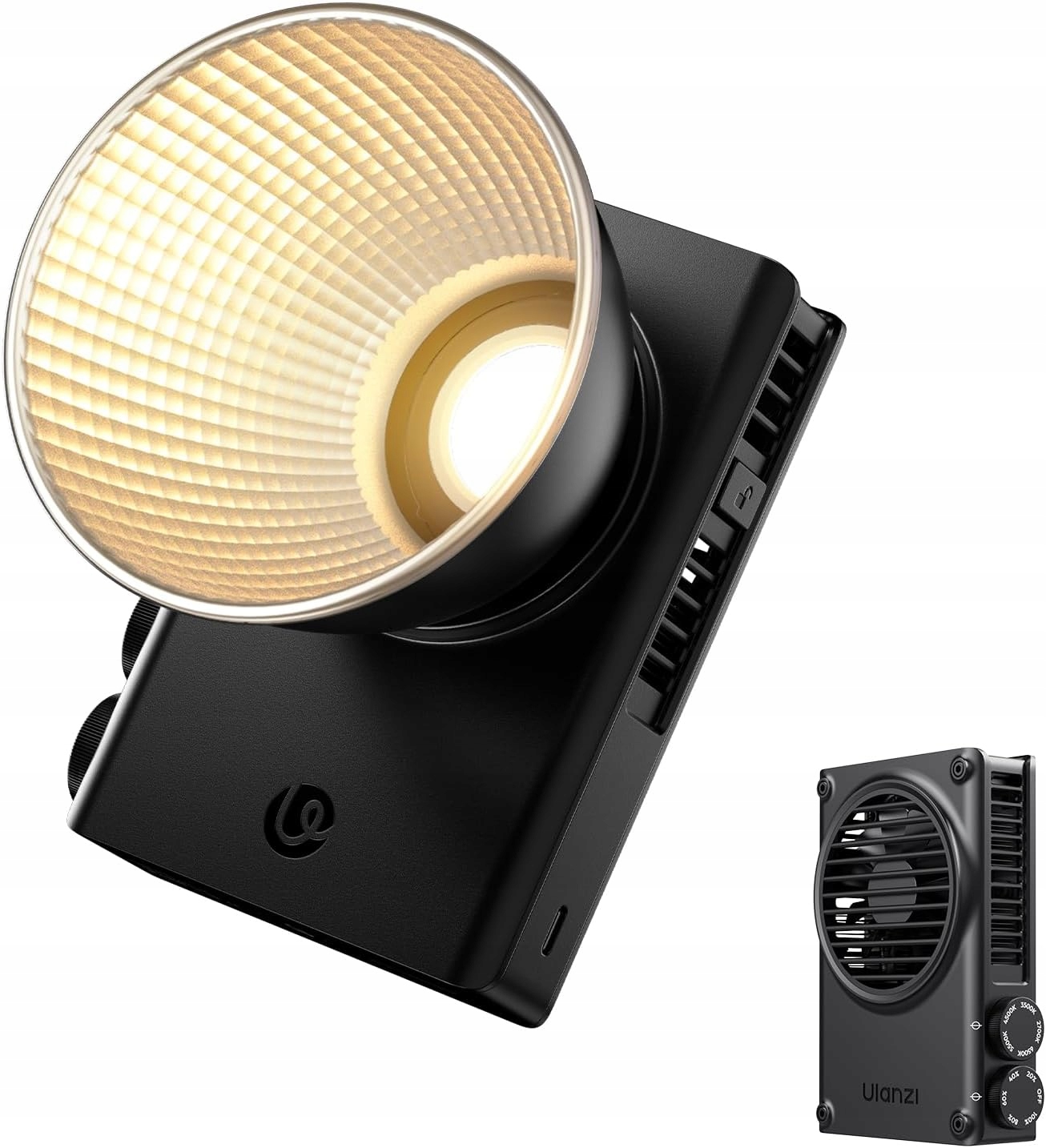 Ulanzi C01 Video Light Led lampa 100W Cob Bi-Color Mini Bowens závit 1/4"