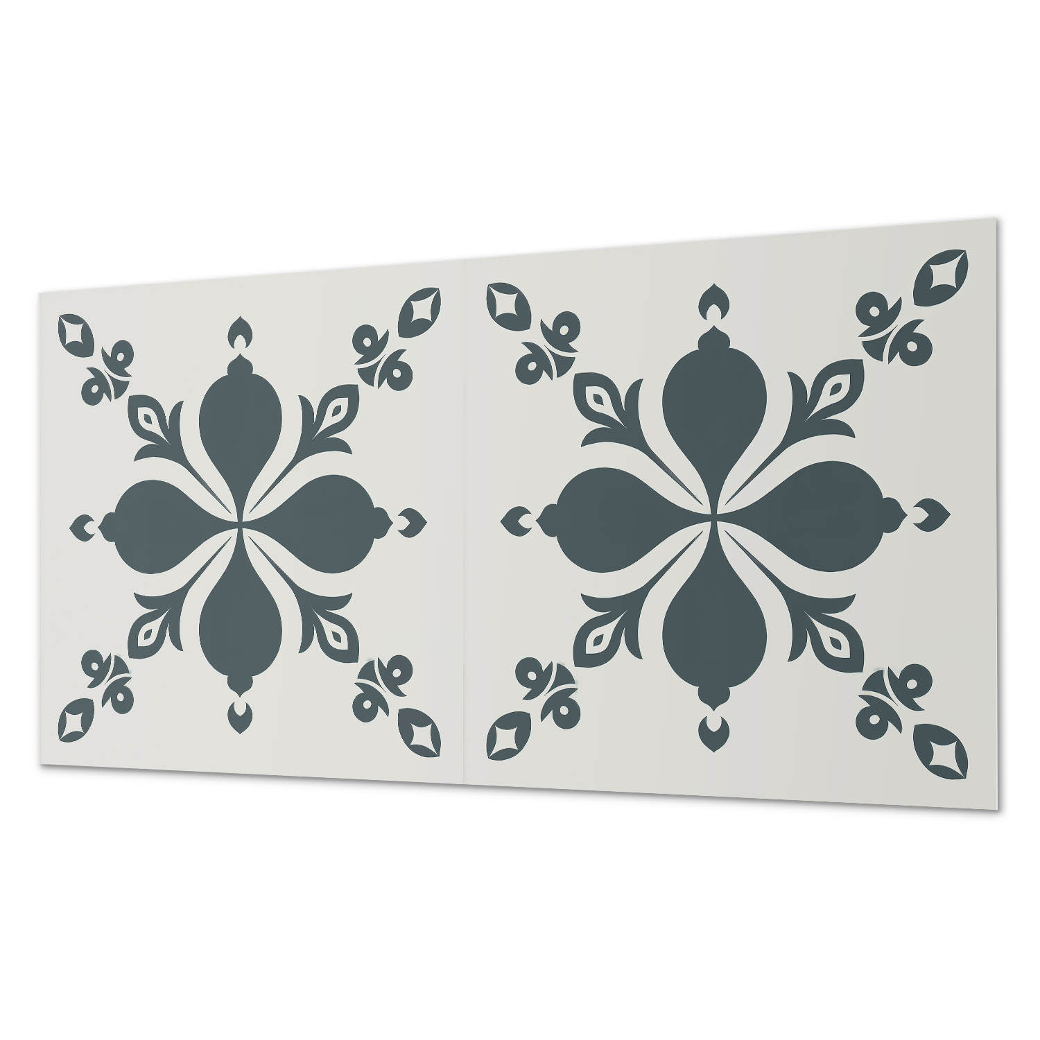 Vinylový panel s grafikou do kúpeľne Ornament s motívom listov 120 x 60 cm