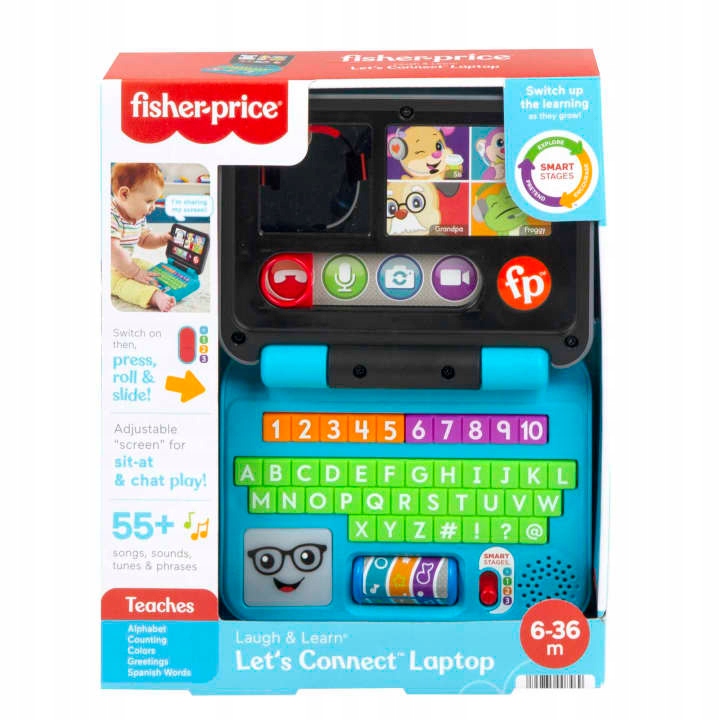 

Fisher-price Edukacyjny Laptop Malucha Mattel HHX3
