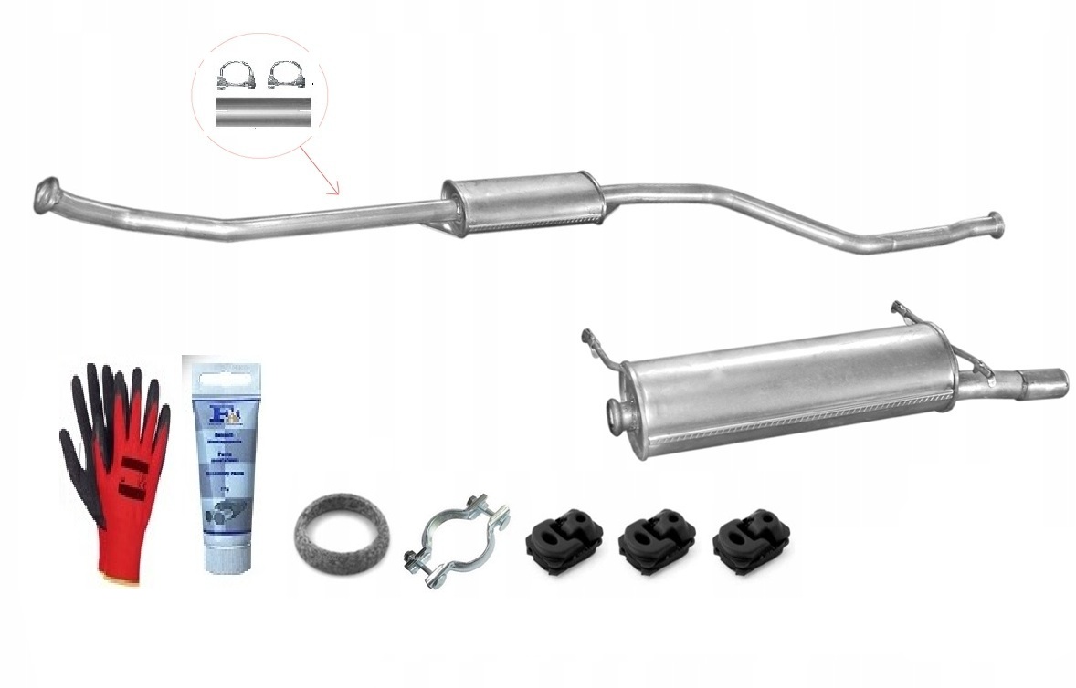 Citroen Xsara 1.4 1.6 (2000-2004) Hatchback Kupé Tlumič Středový Koncový