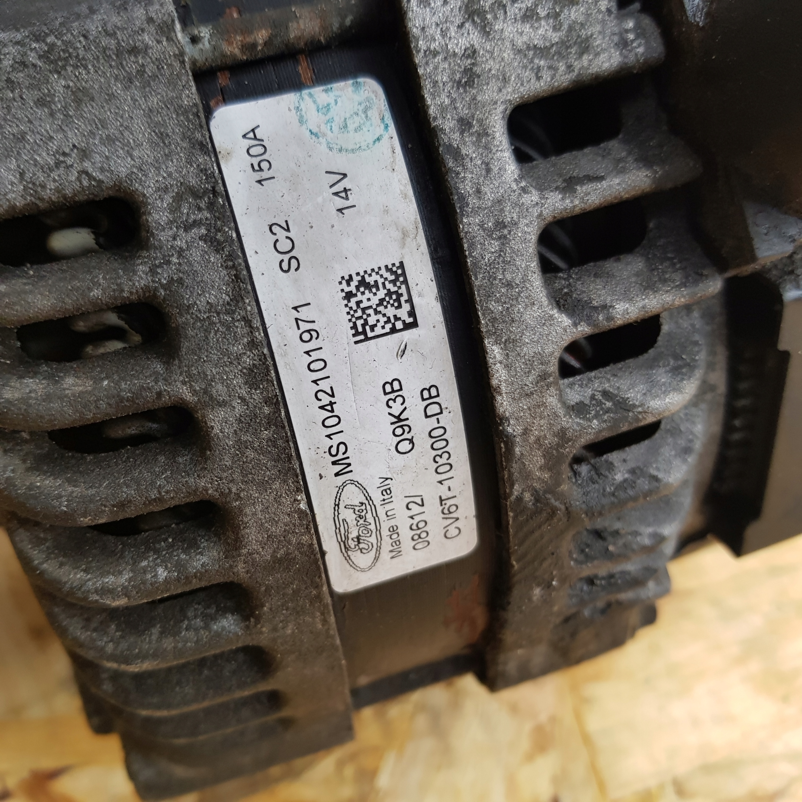 FORD FOCUS FIESTA C-MAX 1.0 ALTERNATOR CV6T10300DB