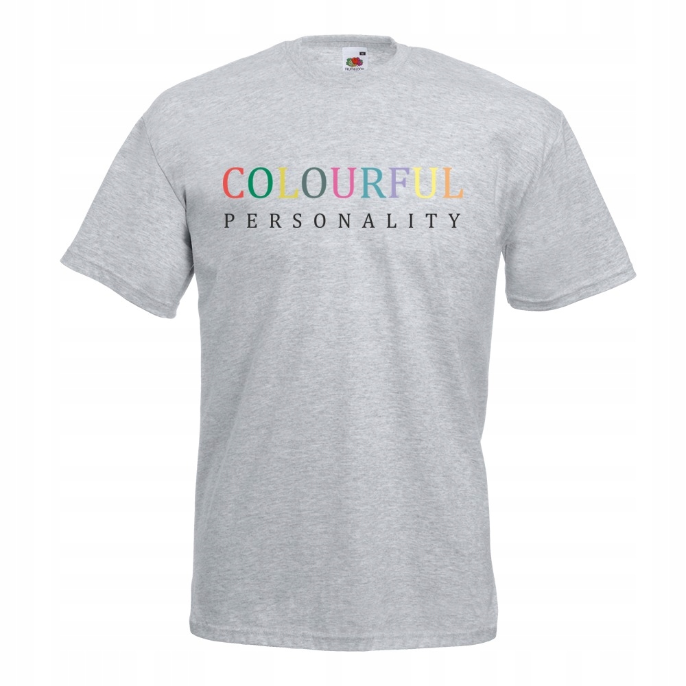 

Koszulka colourfull personality XL szara