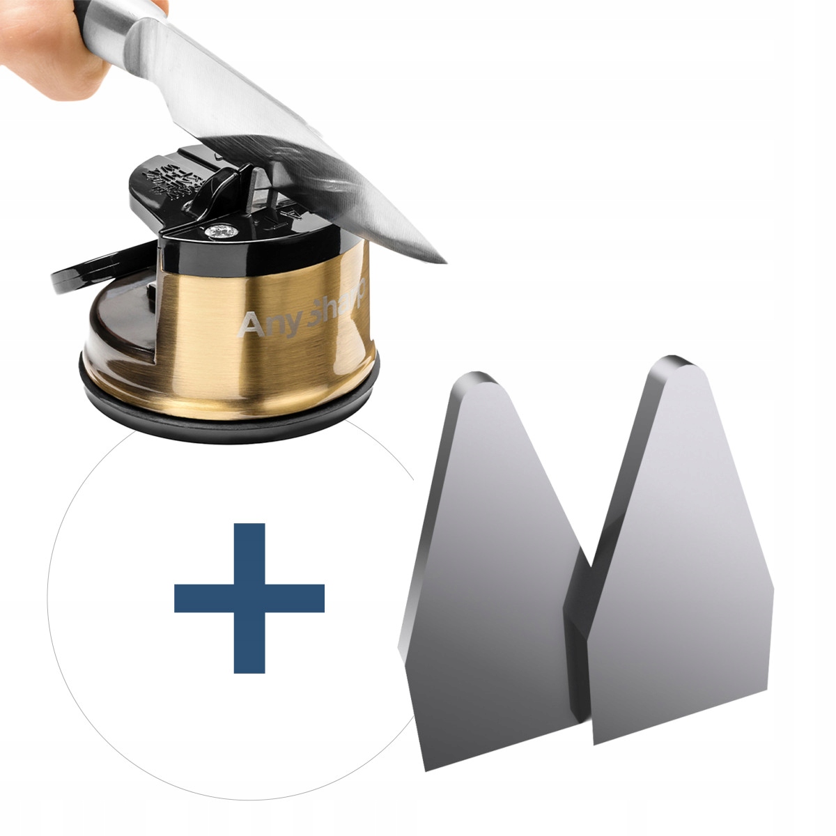 Zestaw Ostrzałka do noży AnySharp PRO + płytki