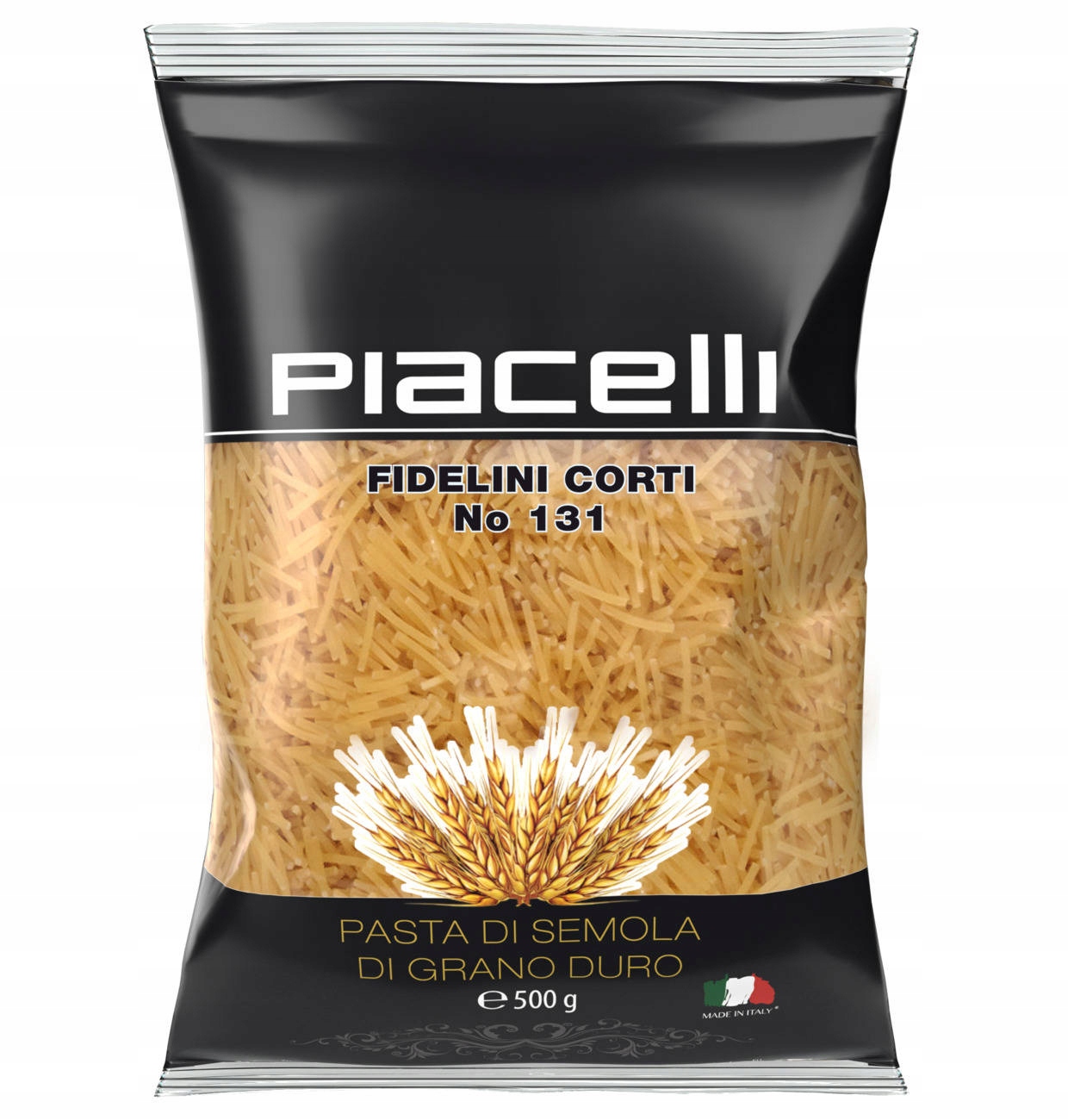 Piacelli Fidelini Corti nr 131 Makaron z Semoliny 500 g — 3