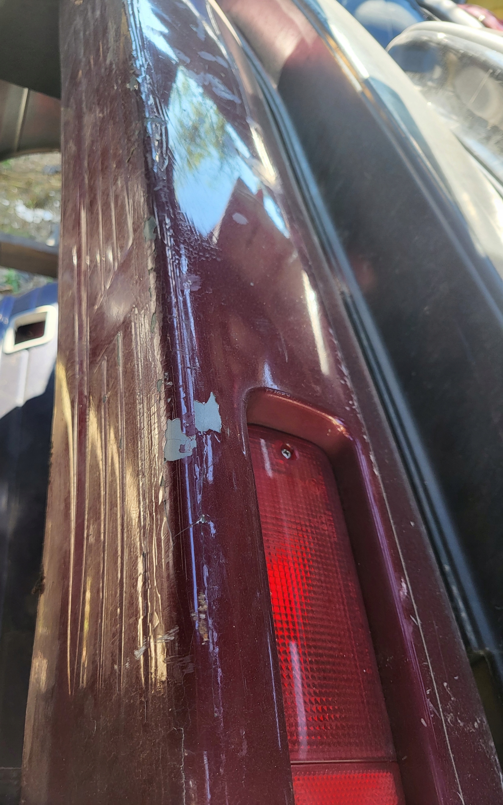 bumper rear part rear ODBLASK light MITSUBISHI SPACE WAGON 2 GENERACJA N30 N40