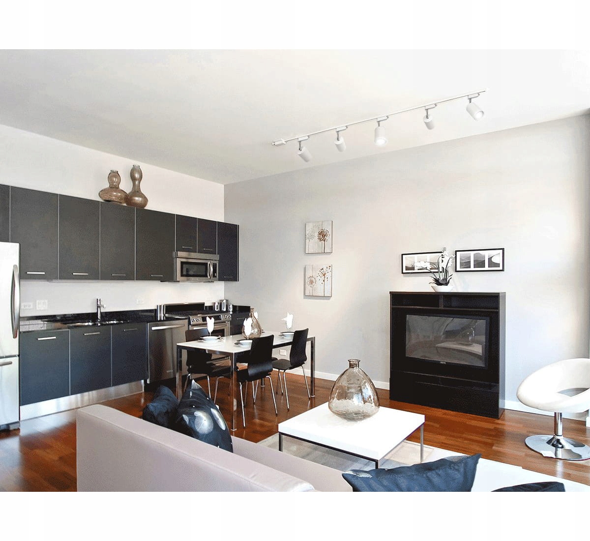 Oświetlenie Szynowe LED 3x Lampa Reflektor GU10 Szynoprzewód 1,5m 1F EAN (GTIN) 5907714356759