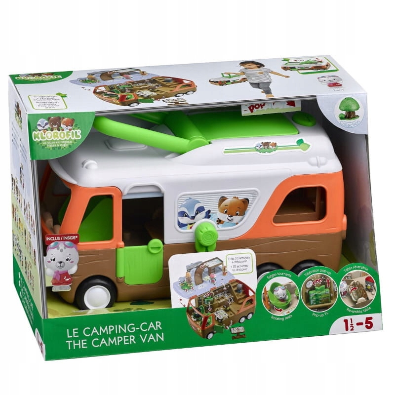 KLOROFIL Interaktywny Samochód podróżny Kamper Marka Klorofil