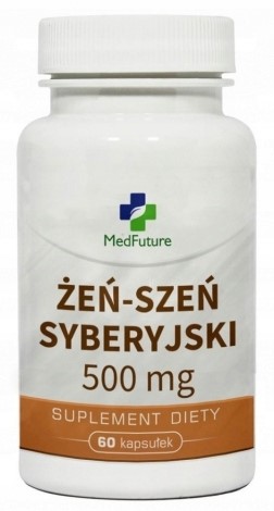 Medfuture Żeń-Szeń syberyjski 500 mg 60 kapsułek