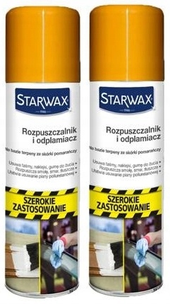 Levně 2xSTARWAX Rozpouštědlo A Odstraňovač Skvrn 300 ML