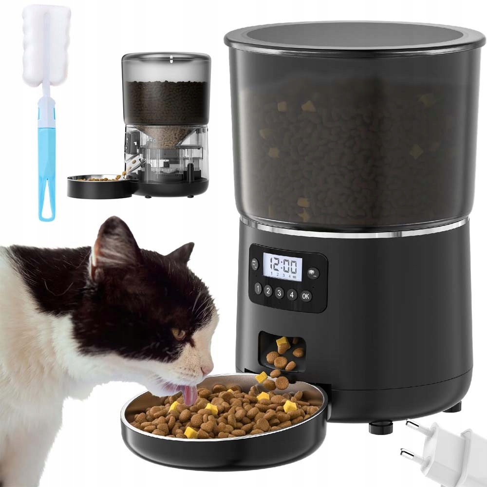 Levně Automatický Dávkovač Misky Na Krmivo Pro Psa Kočku Králíka 4 L