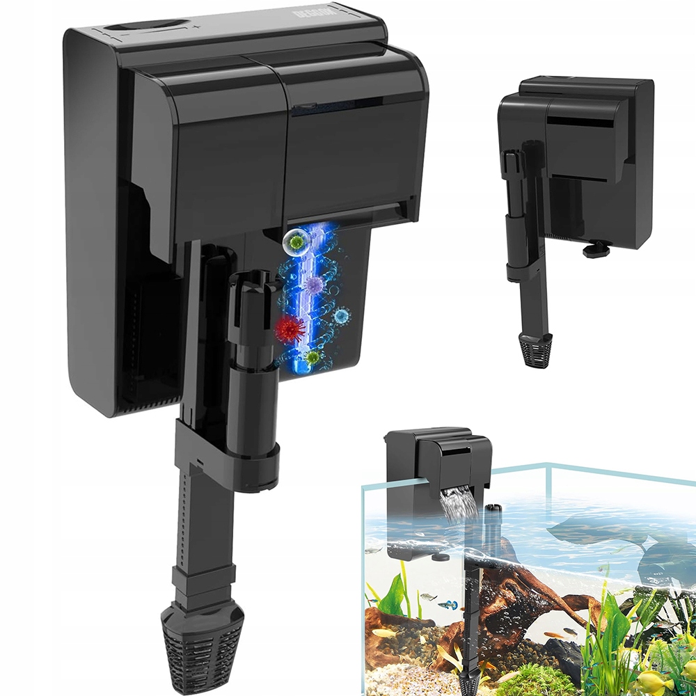 Kaskádový Filtr Do Akvária S Regulací Průtoku, Tichý Filtr 8 W 450 L/h
