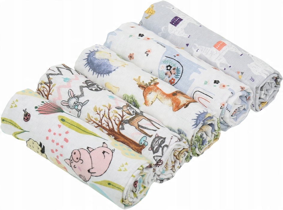 

Babymam Pieluchy Tetrowe Bawełna 100% Zestaw 5szt